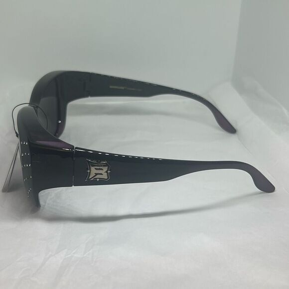 Barricade PZ-BAR617 Women’s Sunglasses – Rhinestone Detail | Butterfly Oval Fram - Picture 3 of 3